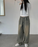 Irene one-shoulder muffler t-shirt set