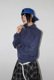 STRIPE HIGH NECK ZIP-UP