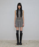 Hooded High Neck Dress