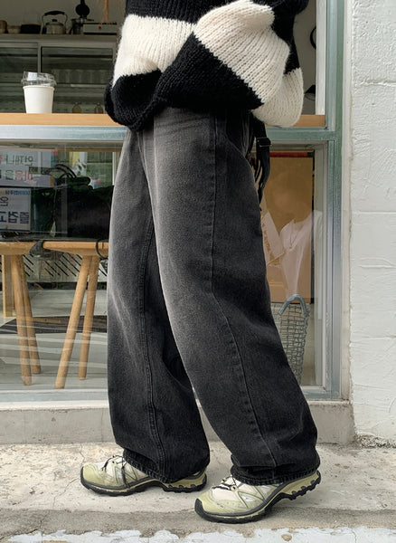 【BAON】Nevers Washed Denim Pants BAON (バオン) - ネバーズウォッシングデニムパンツ / Nevers