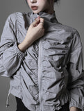 Air Shirring Windbreaker