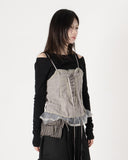 FLOWER LACE SLEEVELESS TOP