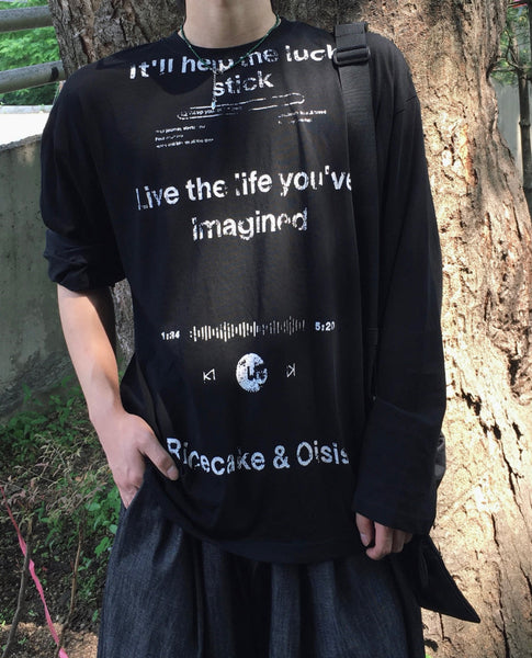【DISCERNMENT】Hiro Summer Lettering Long Sleeve DISCERNMENT (ディーサーメント) - ヒロサマーレタリングロング