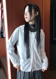 SHIRRING STRAP BLOUSE