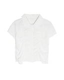 SCULPT SHIRRING SHIRT