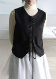 EYELET WESTERN VEST