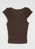 LACE CAP TOP