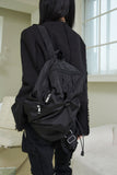 hole nylon backpack