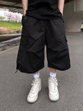 Amekaji Loose Cargo Crop Pants