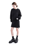 MINI WRAP SWEAT SKIRT