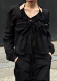 SHIRRING STRAP BL SH