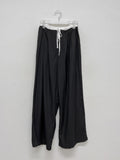 Alma Color Matching Nylon Wide Pants