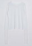 SEE-THROUGH HALF LONG SLEEVE