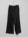 Alma Color Matching Nylon Wide Pants
