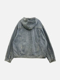 Ain Trucker Denim Hood Jacket