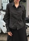 MINI CHECK CROP SHIRT