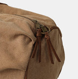 Tero Canvas Leather Duffle Bag