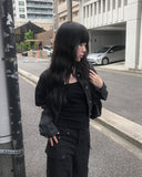 Wed Denim Crop Damage Jacket