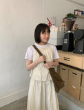 Erena Nylon String Sleeveless Skirt Set