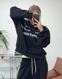Tevi Lettering Crop Hoodie