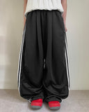 Viewde Summer Track Banding Wide Pants