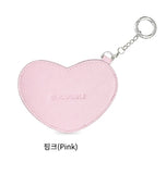 Adorable Heart Card Holder Keyring