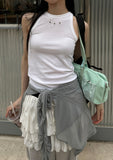 3EYELET SLEEVELESS