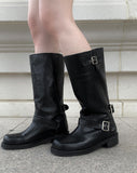Hami Two-Way Biker Middle Boots