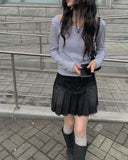 Hinari Pocket Denim Mini Skirt