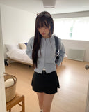 Rumin Dot Studded Big Shoulder Bag