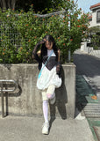 RIBBON SLEEVELESS OPS