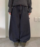 Feltani Heart Carpenter Denim Balloon Wide Pants