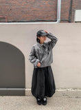 Hedel Shirring Collar Windbreaker Jumper