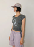 BUTTERFLY STRAP TEE