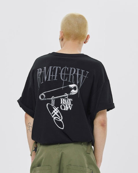 【ROMANTIC CROWN】★24SS★シルバー クリップペンダントTシャツ ROMANTIC CROWN (ロマンティック クラウン) - シルバークリップ