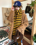STRIPE WOOL MUFFLER