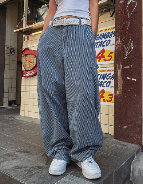 【U LAN】Builder Stripe Carpenter Denim Pants 0003_4af65115-42be-4aff-ae18-