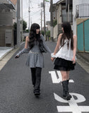 Shiho Flare One Piece Cardigan Set