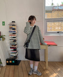 Ucho Washing Denim Midi Skirt