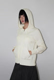 ESSENTIAL KNIT HOOD ZIP-UP