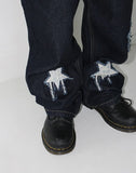 LEATHER STAR DENIM