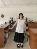 Ephew Summer Flower Punching Sleeveless