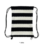STRIPE KNIT BACKPACK