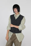 CRACK LEATHER VEST