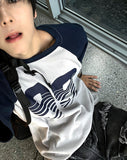 24SS 99 Raglan short sleeve knit