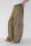 CURVED BARREL CARGO PANTS