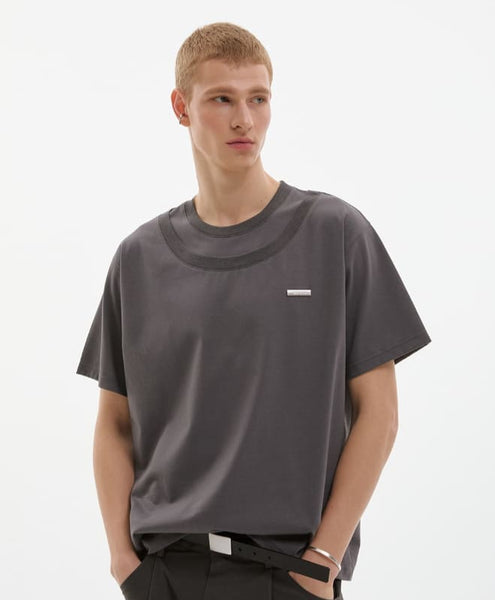 【ESC STUDIO】25SS★ double neck t-shirt ESC STUDIO】25SS☆ double neck t-shirt ESC STUDIO】double