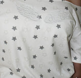 ANGEL STAR OFF-SHOULDER TEE