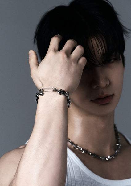 【2plan】25SS★ [LAN ARCHIVE] Punk Mix Chain Bracelet LAN ARCHIVE] Punk Mix Chain Bracelet - 2PLAN | 60% - Asian