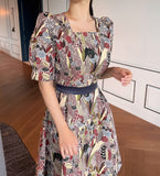 Moritz Jacquard Flared One Piece